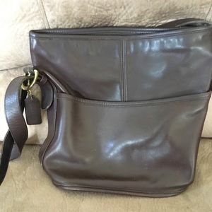 Coach leather tote